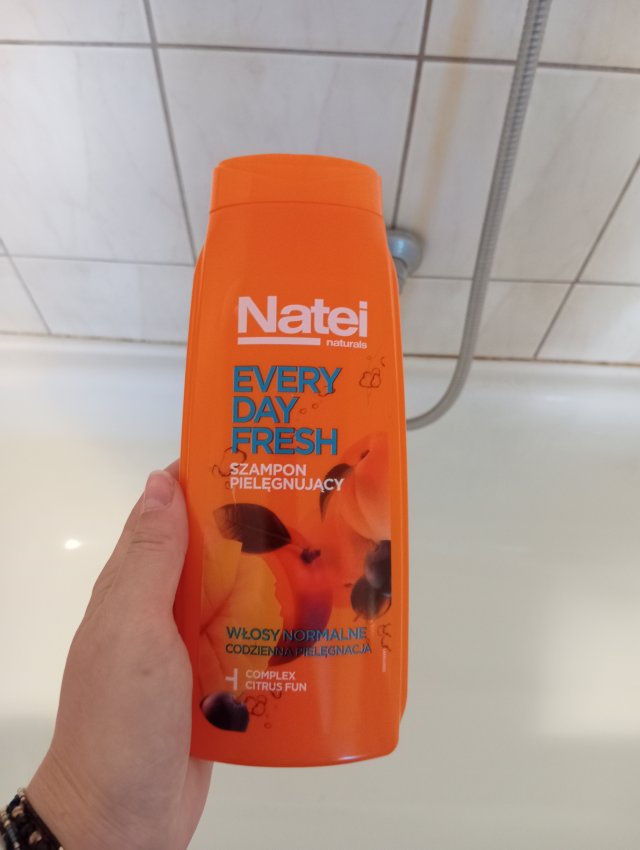 Natei Naturals, Every Day Fresh, Szampon do włosów, Pielęgnujący
