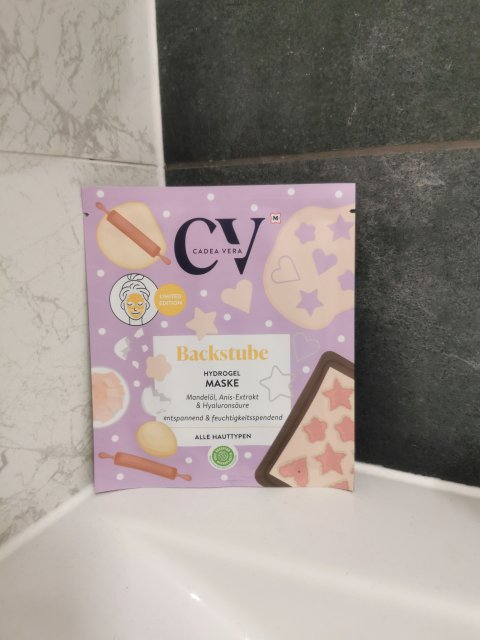 CV CadeaVera Maseczka do twarzy w płacie, Hydrożelowa, Backstube