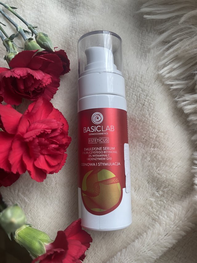 BasicLab Dermocosmetics Basiclab, Esteticus Serum, Serum do twarzy, 0,3% retinol, Emulsyjne
