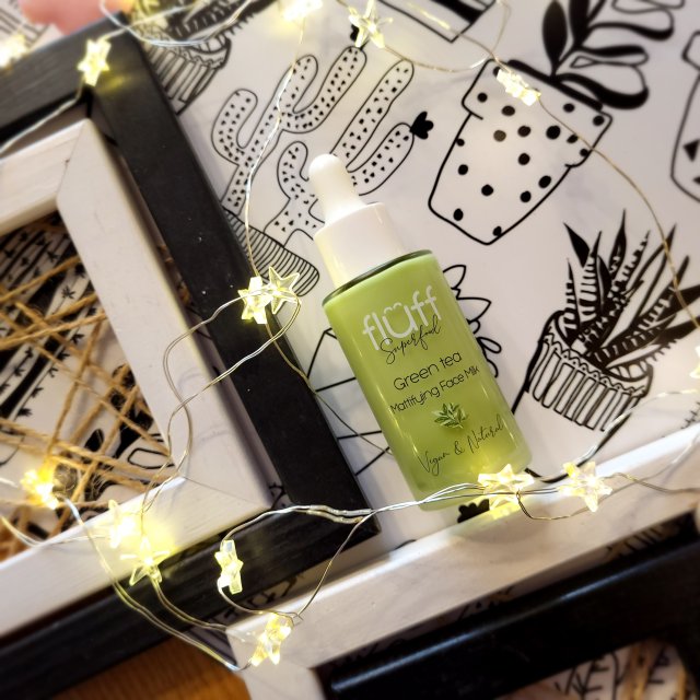 Fluff Superfood, Mleko do twarzy, Zielona Herbata