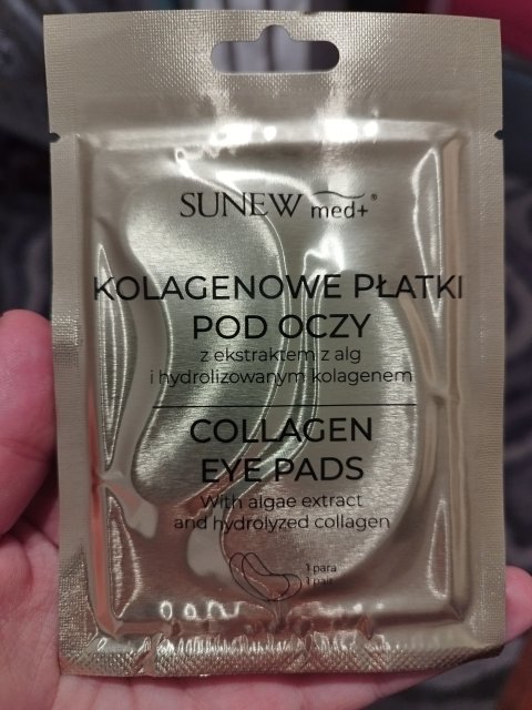 SUNEW med+, Płatki pod oczy, Kolagenowe, Z algami i hydrolizowanym kolagenem 