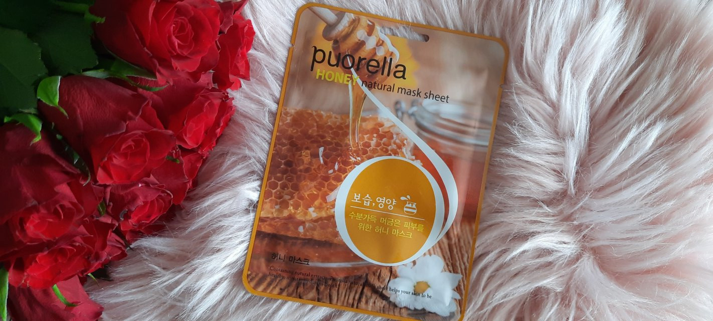 Puorella Maska do twarzy w płacie, Honey Natural Mask Sheet