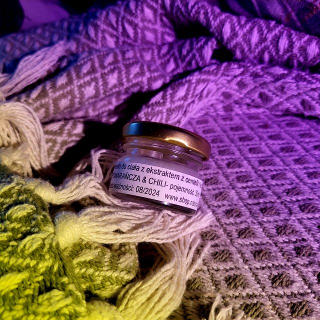 WhiteTree Natural Cosmetics Masło do ciała, Z ekstraktem z centelli i liczi, Pomarańcza & chilli 