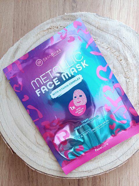 SkinBliss Maska na twarz, Metallic Face Mask