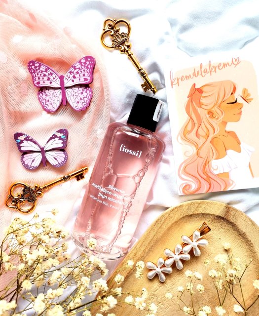 Iossi Płyn micelarny, Piwonia, Nawilżająco-wygładzający, Witamina B12, Kwas mlekowy