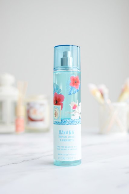 Bath & Body Works Mgiełka do ciała, Havana, Tropical Vanilla & Cherimoya