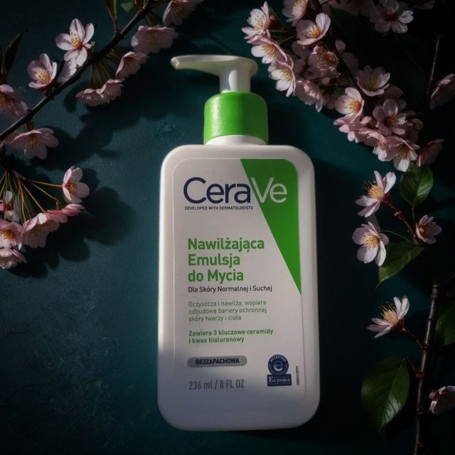 CeraVe Emulsja do mycia twarzy i ciała, Nawilżająca, Do skóry normalnej i suchej