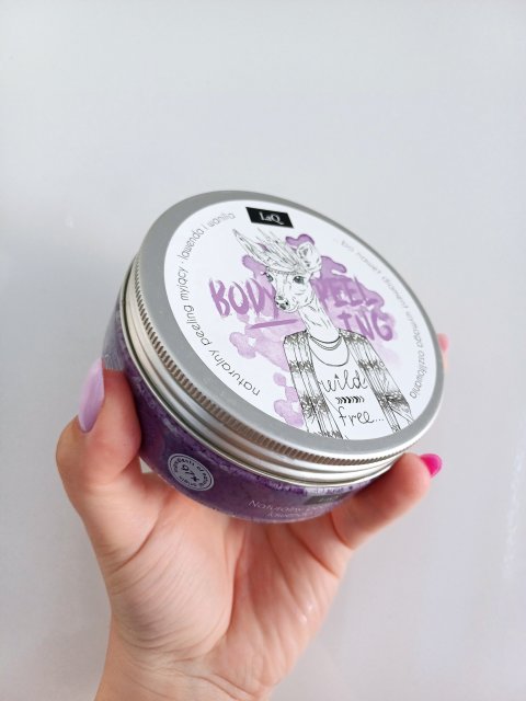 LaQ Peeling myjący do ciała, Lawenda i wanilia