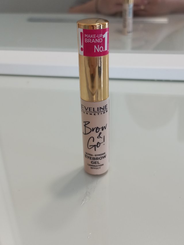 Eveline Brow&Go, Żel do brwi, Ultramocny, Efekt jak po laminacji, Transparentny 