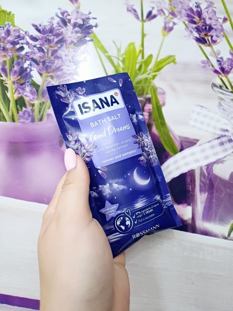 Isana Sól do kąpieli, Good Dreams, Olejek lawendowy i ekstrakt z wanilii