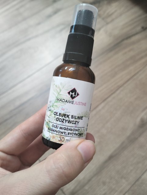 Madame Justine Olejek do ciała, Silnie odżywczy, Olej migdałowy, arganowy, rycynowy