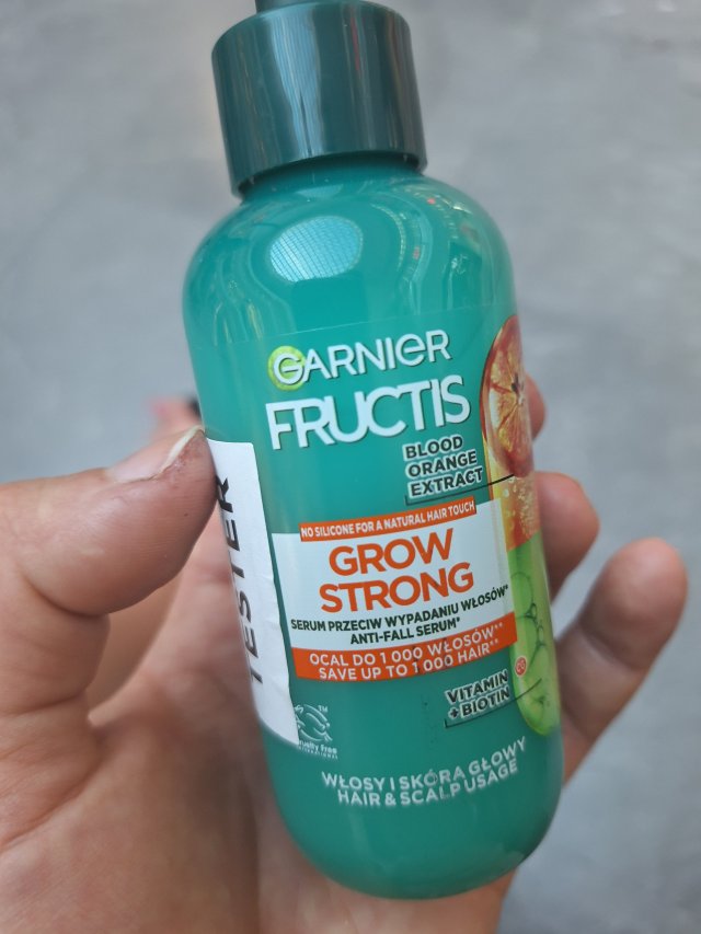 Garnier Fructis, Grow Strong, Serum do włosów, Wzmacniające, Przeciw wypadaniu, Dla włosów osłabionych