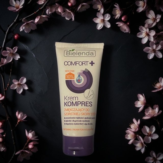 Bielenda Comfort +, Krem-kompres do stóp, Zmiękczający, Mocznik 10%