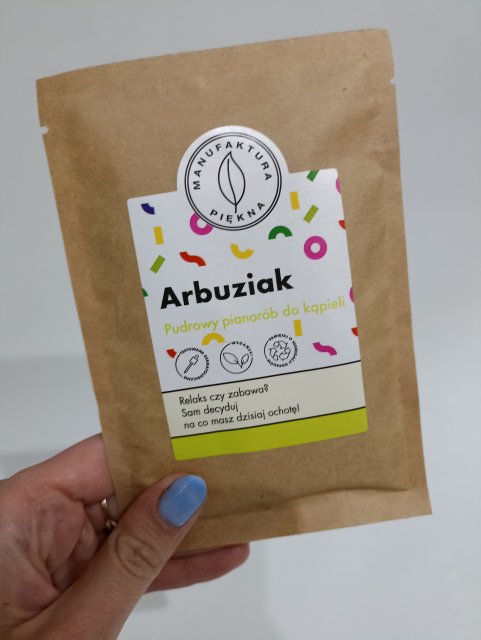 Marba Cosmetics Manufaktura Piękna, Pudrowy pianorób do kąpieli, Arbuziak