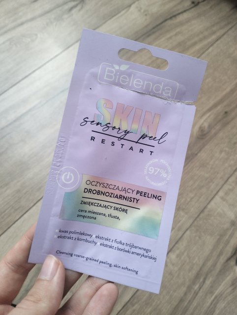 Bielenda Skin Restart, Sensory Peel, Peeling do twarzy, Oczyszczający, Drobnoziarnisty, Zmiękczający skórę