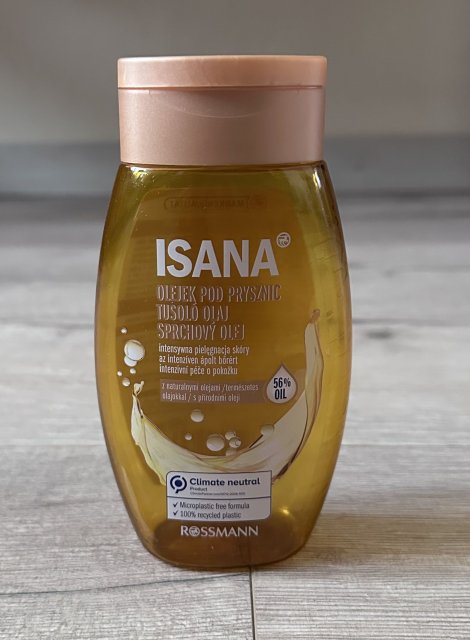 Isana Olejek pod prysznic, Intensywna pielęgnacja skóry, 56% naturalnych olejów