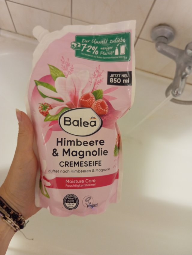 Balea Mydło w płynie, Himbeere & Magnolie, Malina i magnolia