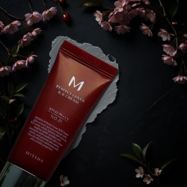 MISSHA M Perfect Cover BB Cream, Krem BB, nr 21 Light Beige