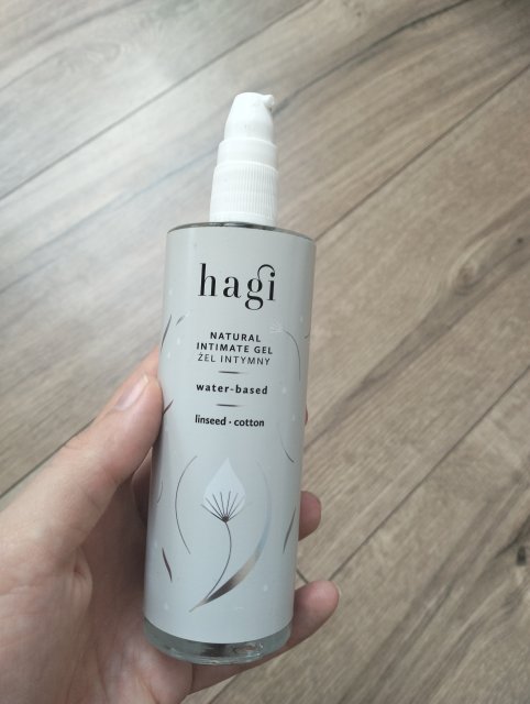 Hagi Cosmetics Żel intymny, Naturalny, Olej lniany i bawełna, Water Based