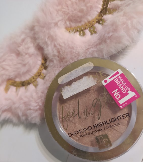 Eveline Feel the Glow, Rozświetlacz do twarzy, Diamond Highlighter, nr 02 Beach Glow