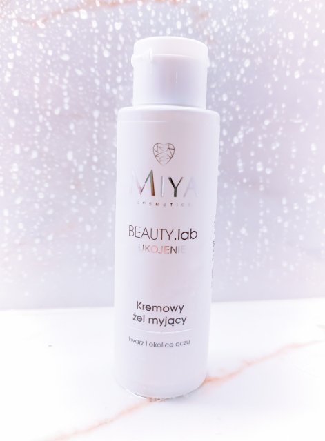 Miya Cosmetics Beauty lab, Żel myjący do twarzy i okolic oczu, Kremowy, Ukojenie