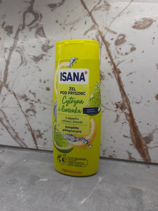 Isana Żel pod prysznic, Cytryna i Limonka