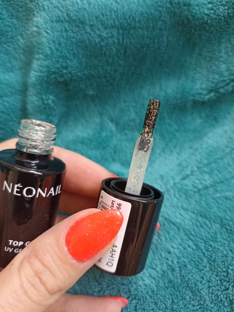 Neonail Top Glow Lime Aurora Flakes, 9904-7