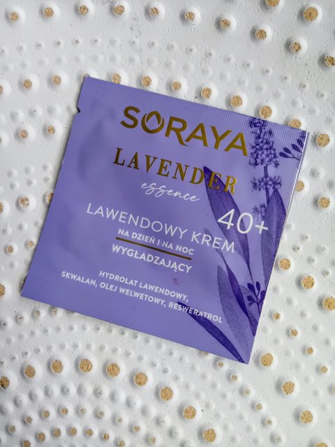 Soraya Lavender Essence, Krem do twarzy, Lawendowy, Na dzień i na noc, Wygładzający, 40+