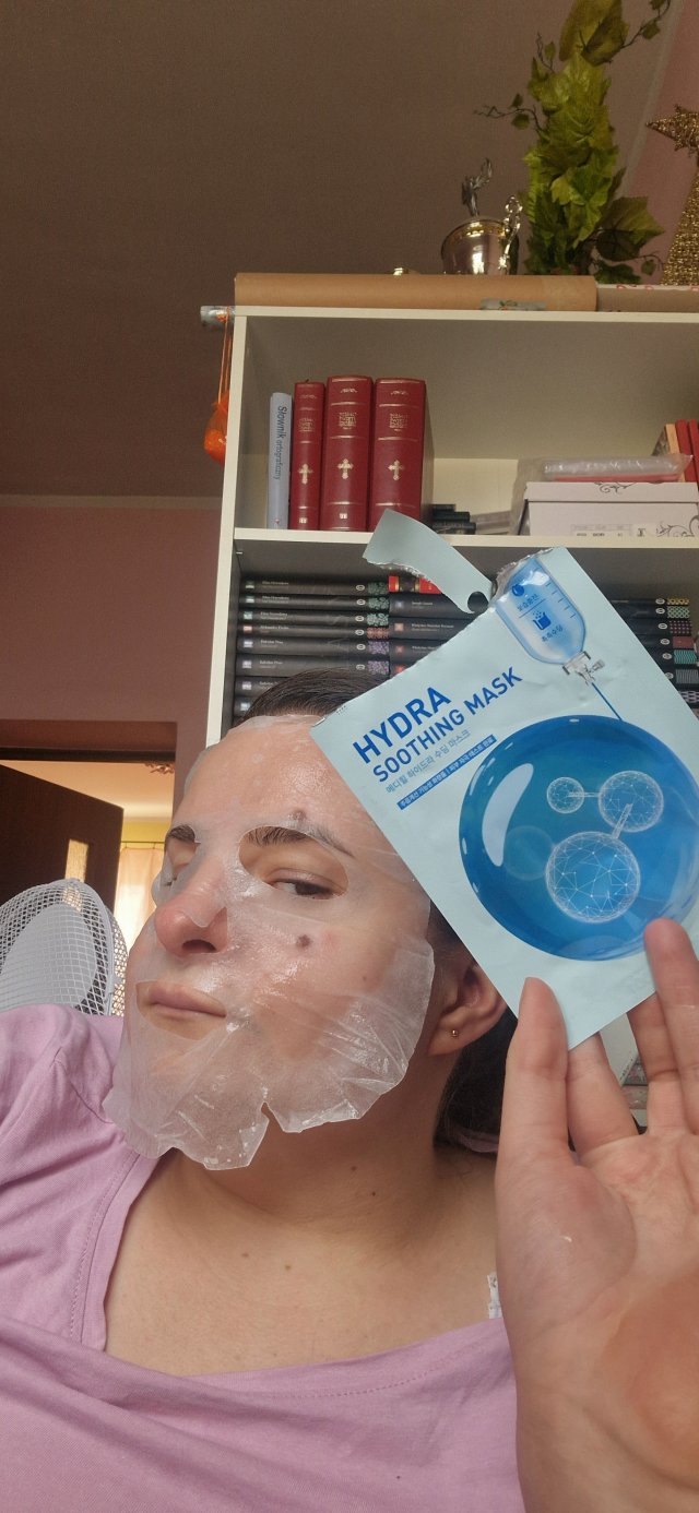 Mediheal Maska do twarzy w płacie, Hydra Soothing, Nawilżająca 