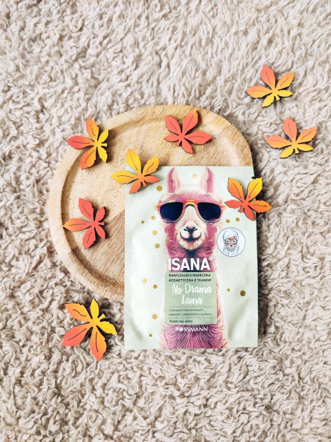 Isana Maseczka do twarzy w płacie, No Drama Lama 