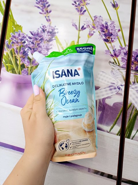 Isana Mydło do rąk w płynie, Breezy Ocean
