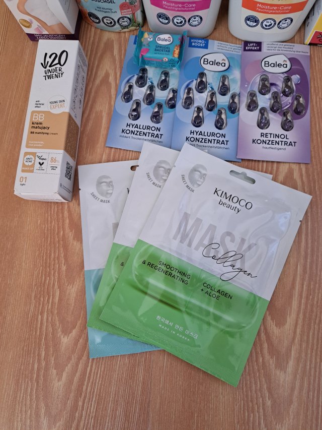 Zestaw kosmetyków balea i rossmann