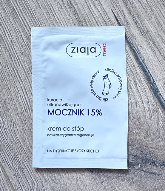 Ziaja Med, Kuracja ultranawilżająca Mocznik 15%, Krem do stóp