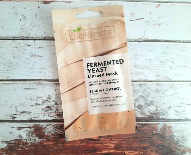 Bielenda Fermented Yeast, Maseczka do twarzy, Sebum Control, Normalizująca, Z bioaktywnym fermentem drożdżowym