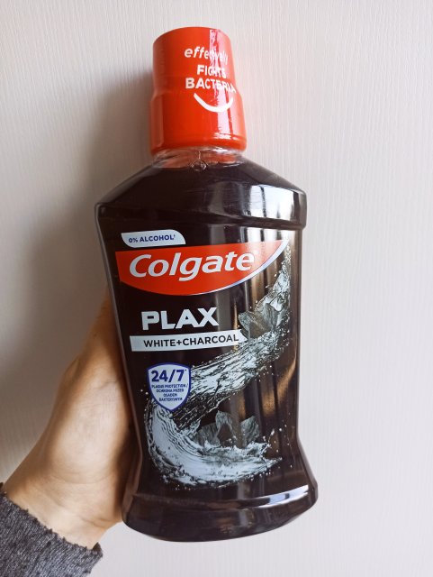 Colgate Płyn do płukania jamy ustnej, Plax, White + Charcoal