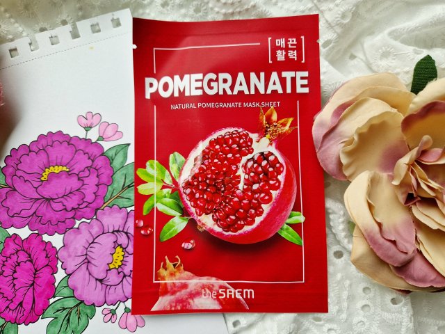 The Saem Maska do twarzy w płacie, Pomegranate