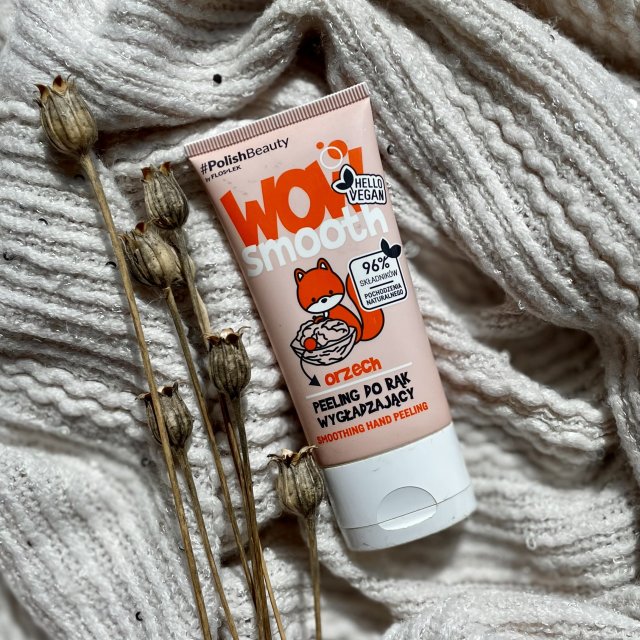 FlosLek Peeling do rąk, Wow Smooth, Wygładzający, Orzech