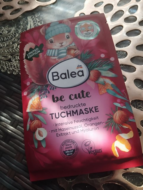 Balea Maseczka do twarzy w płacie, Be Cute