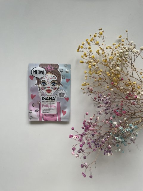 Isana Maska do twarzy w płacie, Pretty Kitty