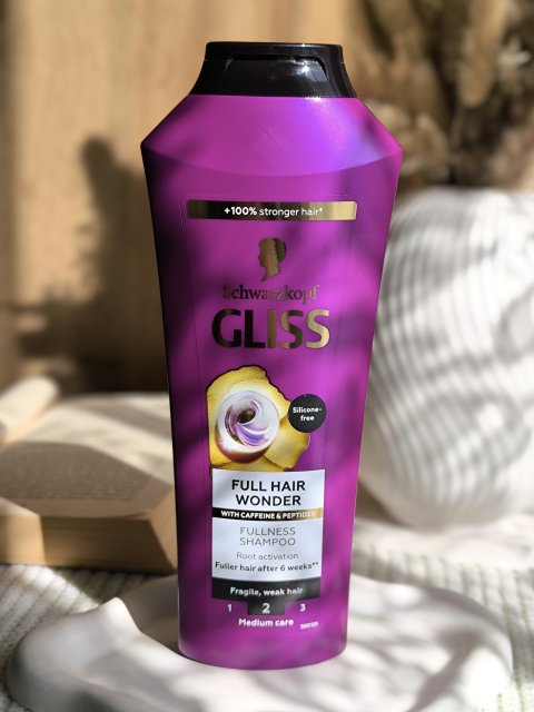 Schwarzkopf Gliss, Full Hair Wonder, Szampon do włosów, Fullness Shampoo