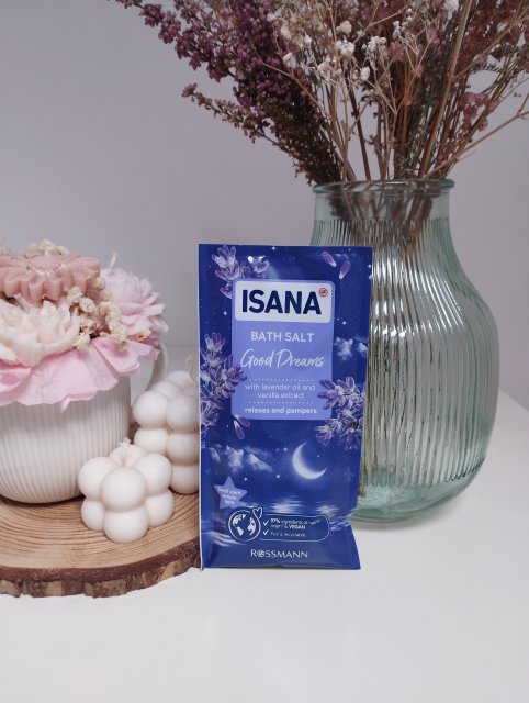 Isana Sól do kąpieli, Good Dreams, Olejek lawendowy i ekstrakt z wanilii