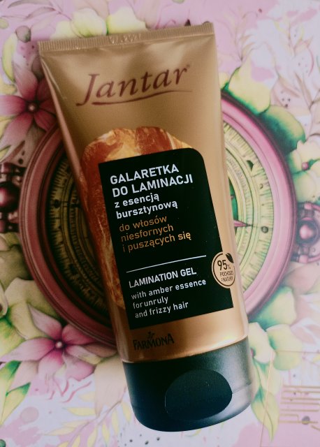 Farmona Jantar, Galaretka do laminacji włosów, Włosy niesforne i puszące się, Z esencją bursztynową