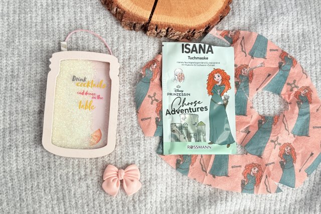 Isana Disney Princess, Maseczka do twarzy w płacie, Choose Adventures