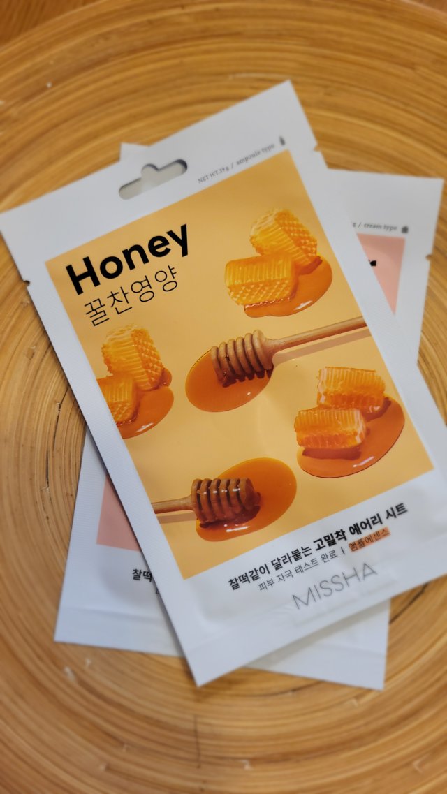 MISSHA Maska do twarzy w płacie, Honey