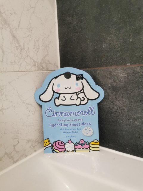 PS... Maseczka do twarzy w płacie, Cinnamoroll, Hydrating Sheet Mask