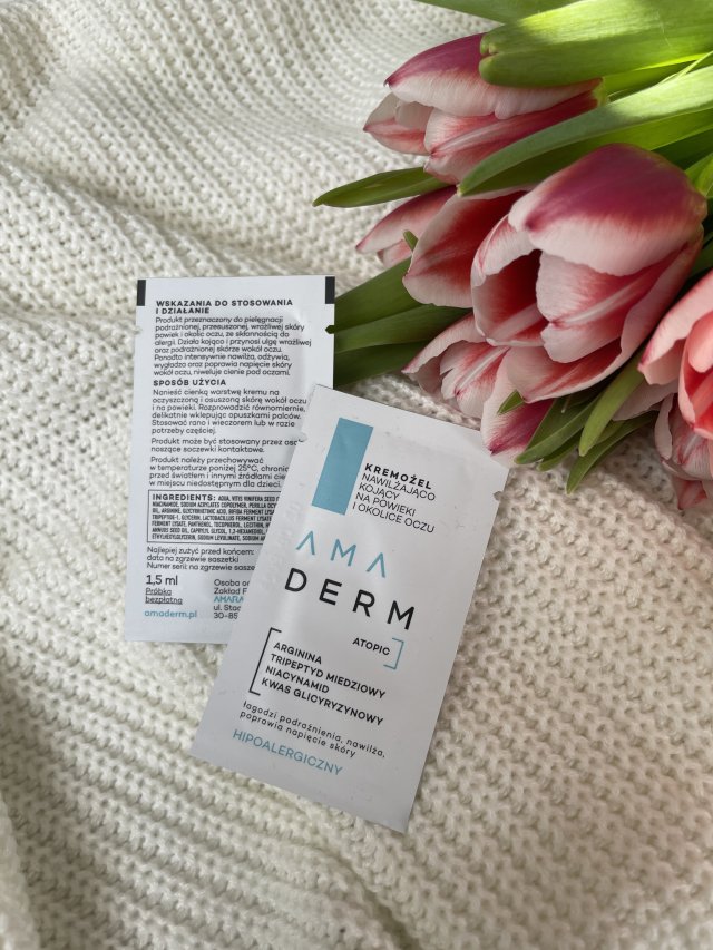 Amara Amaderm, ATOPIC Kremożel nawilżająco-kojący na powieki i okolice oczu, 