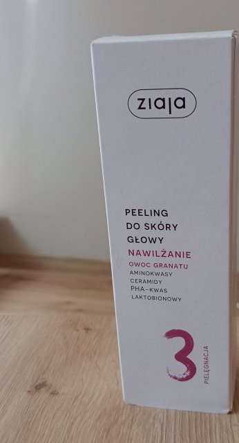 Ziaja Peeling, do skóry głowy, Nawilżenie, Owoc Granatu 