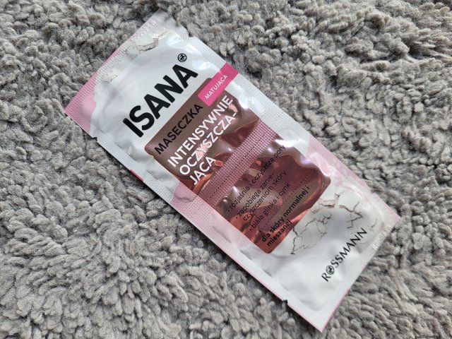 Isana Maseczka do twarzy, Intensywnie oczyszczająca, Matująca, Dla skóry normalnej i mieszanej