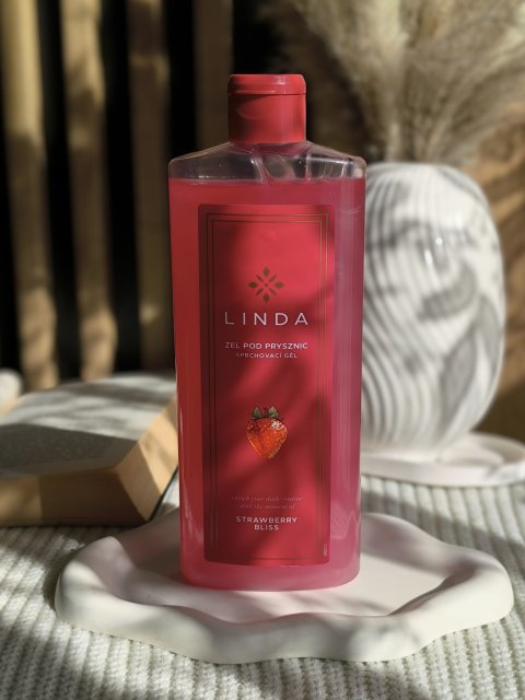 Linda Żel pod prysznic, Kremowo-owocowy, Strawberry Bliss