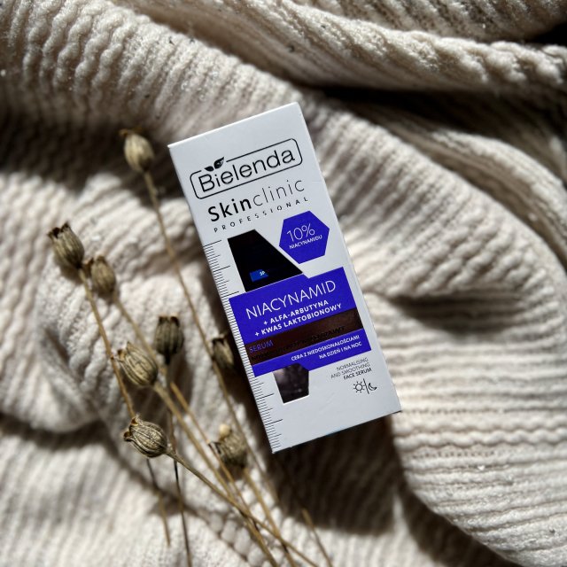 Bielenda Skin clinic professional, Serum do twarzy, Niacynamid, Normalizująco-wygładzające, 10% niacynamidu